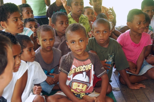 erwartungsvolle Kinderaugen